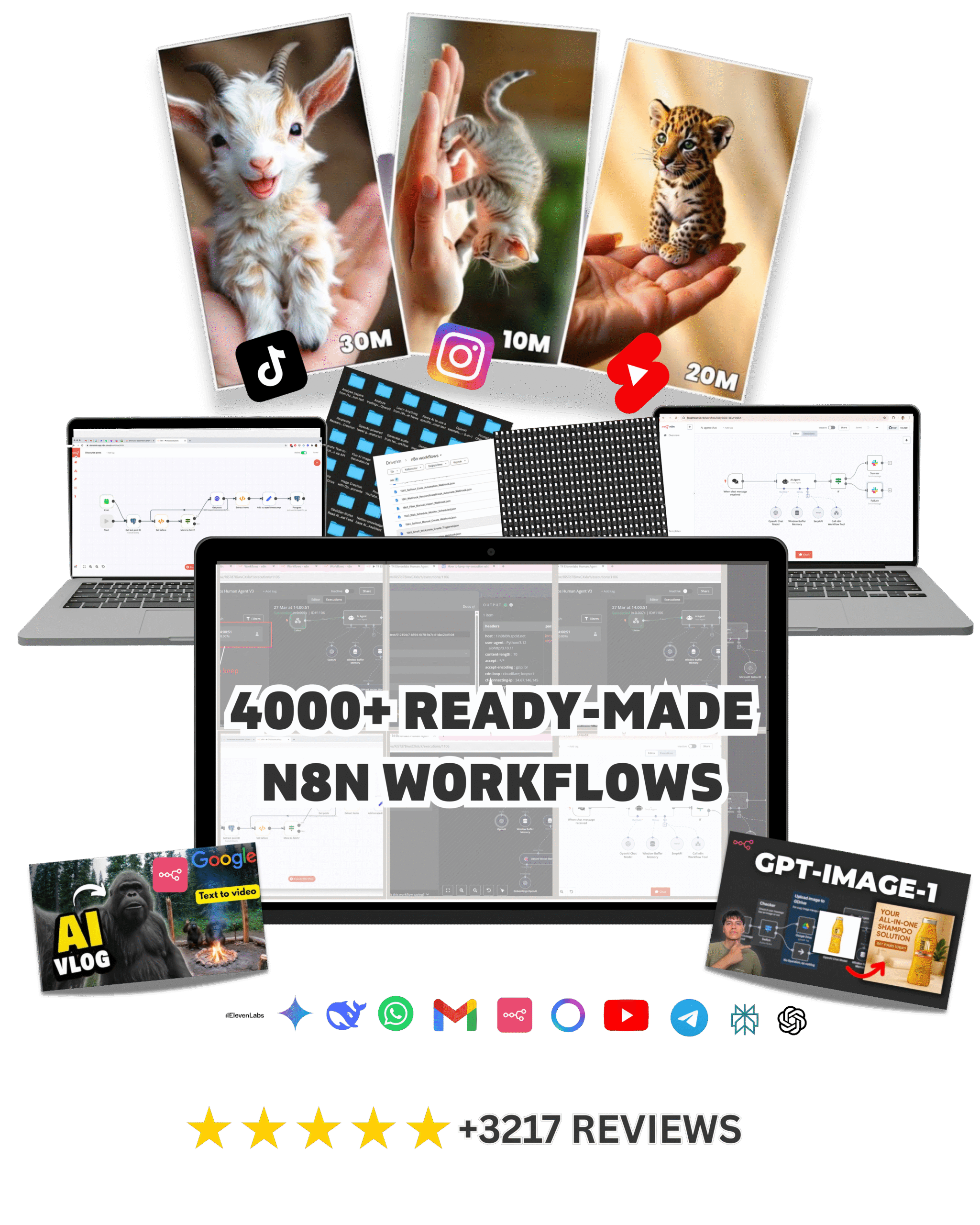 4000+ Hazır n8n İş Akışları
